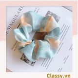  Scrunchies buộc tóc tông màu Gradient ngọt ngào, nữ tính thanh lịch PK733 