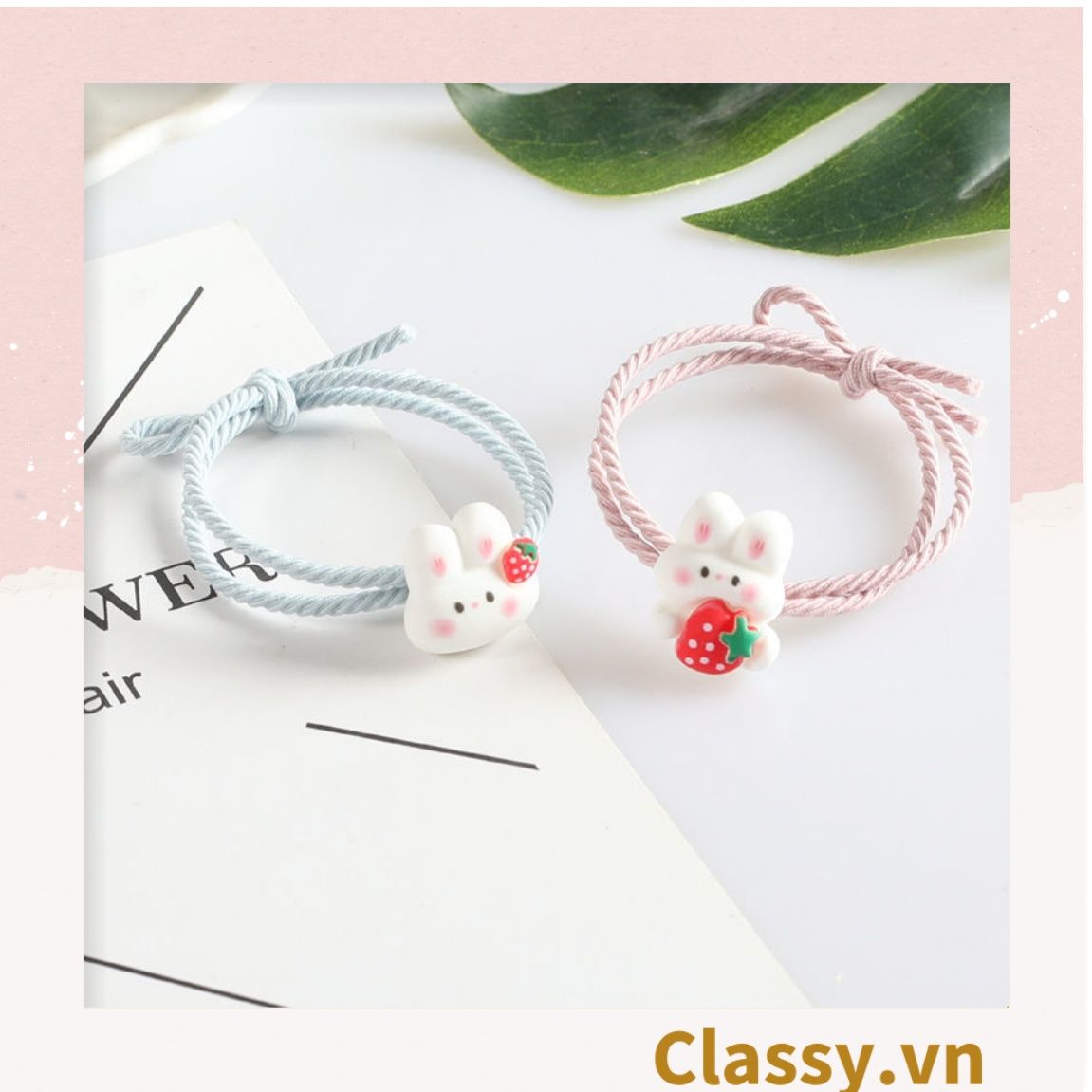 01 dây cột tóc đính hình chú cáo nhỏ, bền chắc giá rẻ, nữ tính PK736