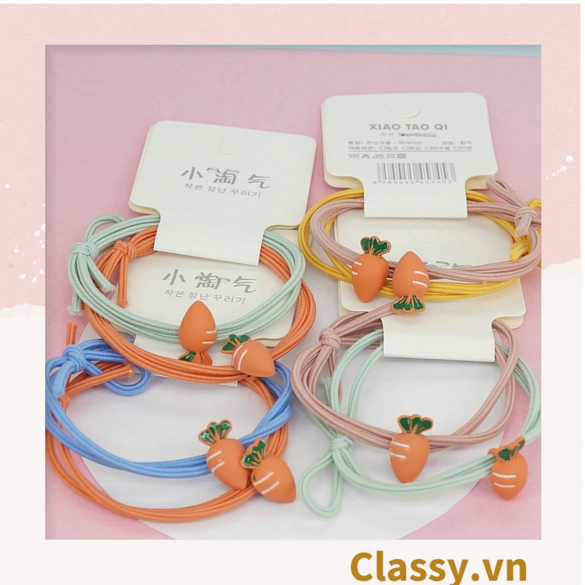 01 dây cột tóc đính hình chú cáo nhỏ, bền chắc giá rẻ, nữ tính PK736