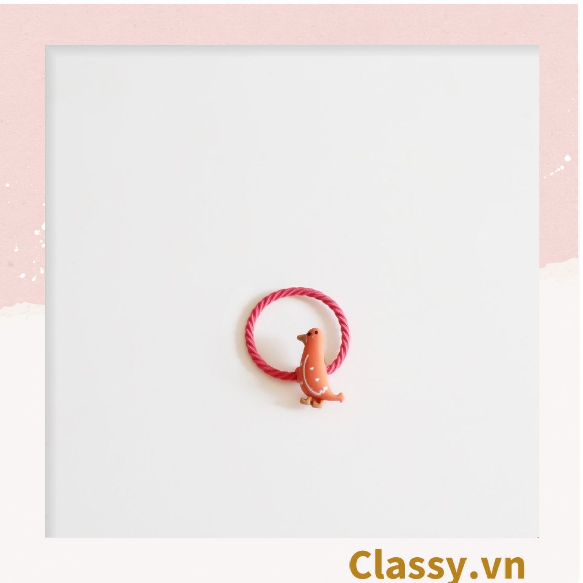 01 dây cột tóc đính hình chú cáo nhỏ, bền chắc giá rẻ, nữ tính PK736