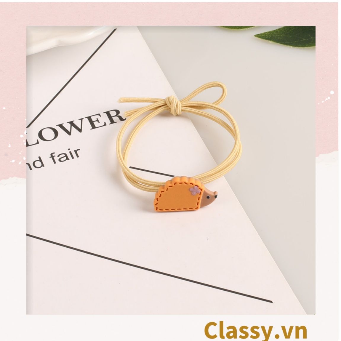 01 dây cột tóc đính hình chú cáo nhỏ, bền chắc giá rẻ, nữ tính PK736