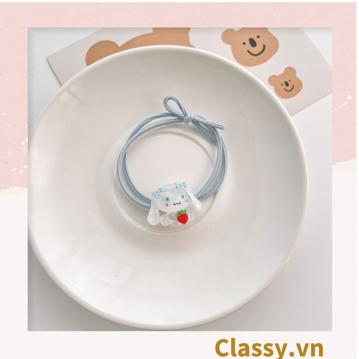 01 dây cột tóc đính hình chú cáo nhỏ, bền chắc giá rẻ, nữ tính PK736