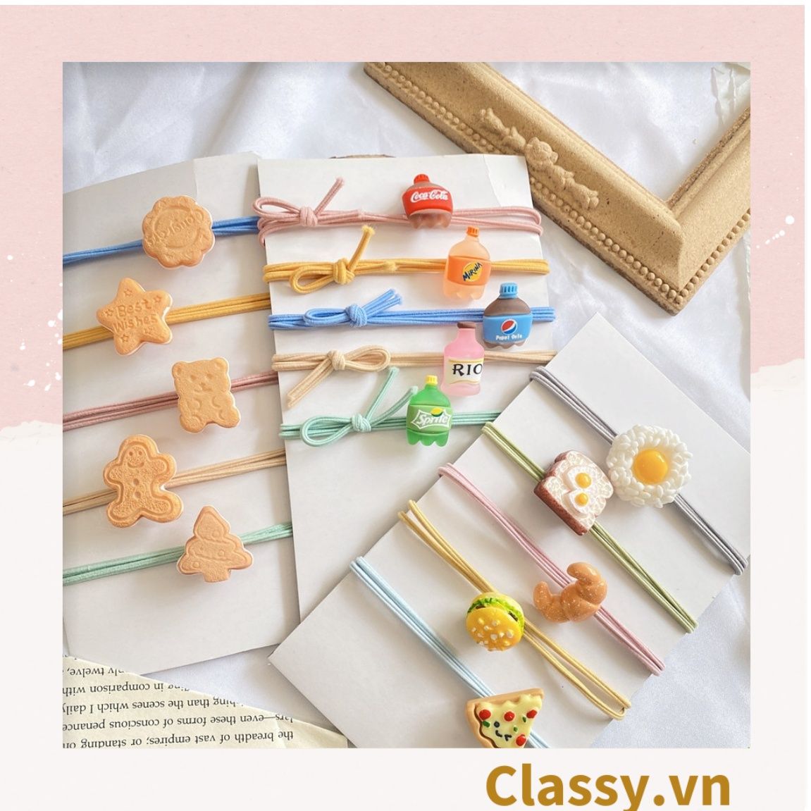 01 dây cột tóc đính hình chú cáo nhỏ, bền chắc giá rẻ, nữ tính PK736