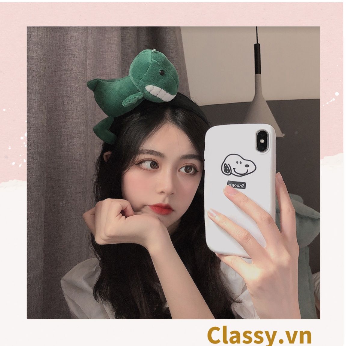 PK745 Cài tóc, băng đô, bờm tóc trùm qua đầu, nhiều hình dáng thú bông cute ngộ nghĩnh