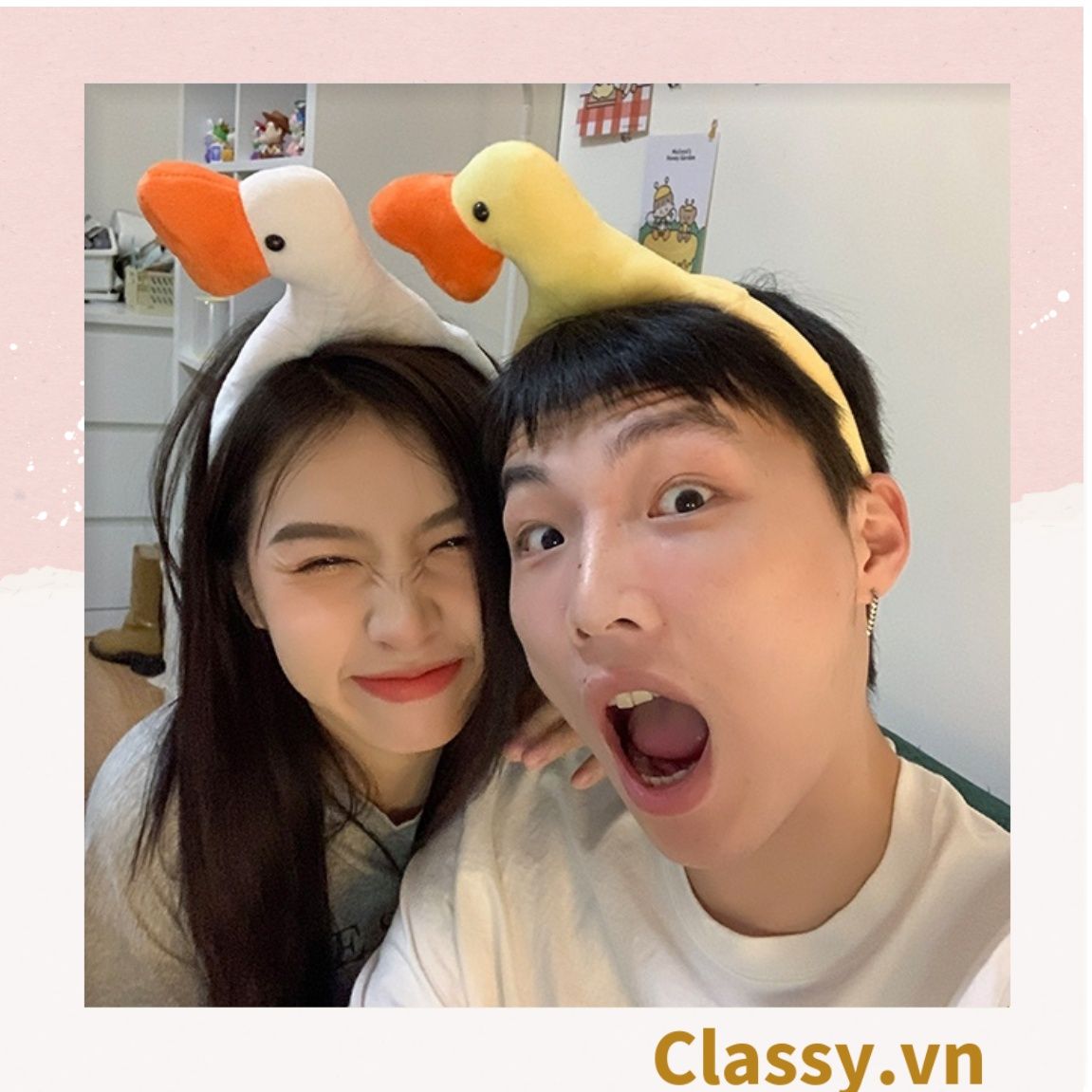 PK745 Cài tóc, băng đô, bờm tóc trùm qua đầu, nhiều hình dáng thú bông cute ngộ nghĩnh