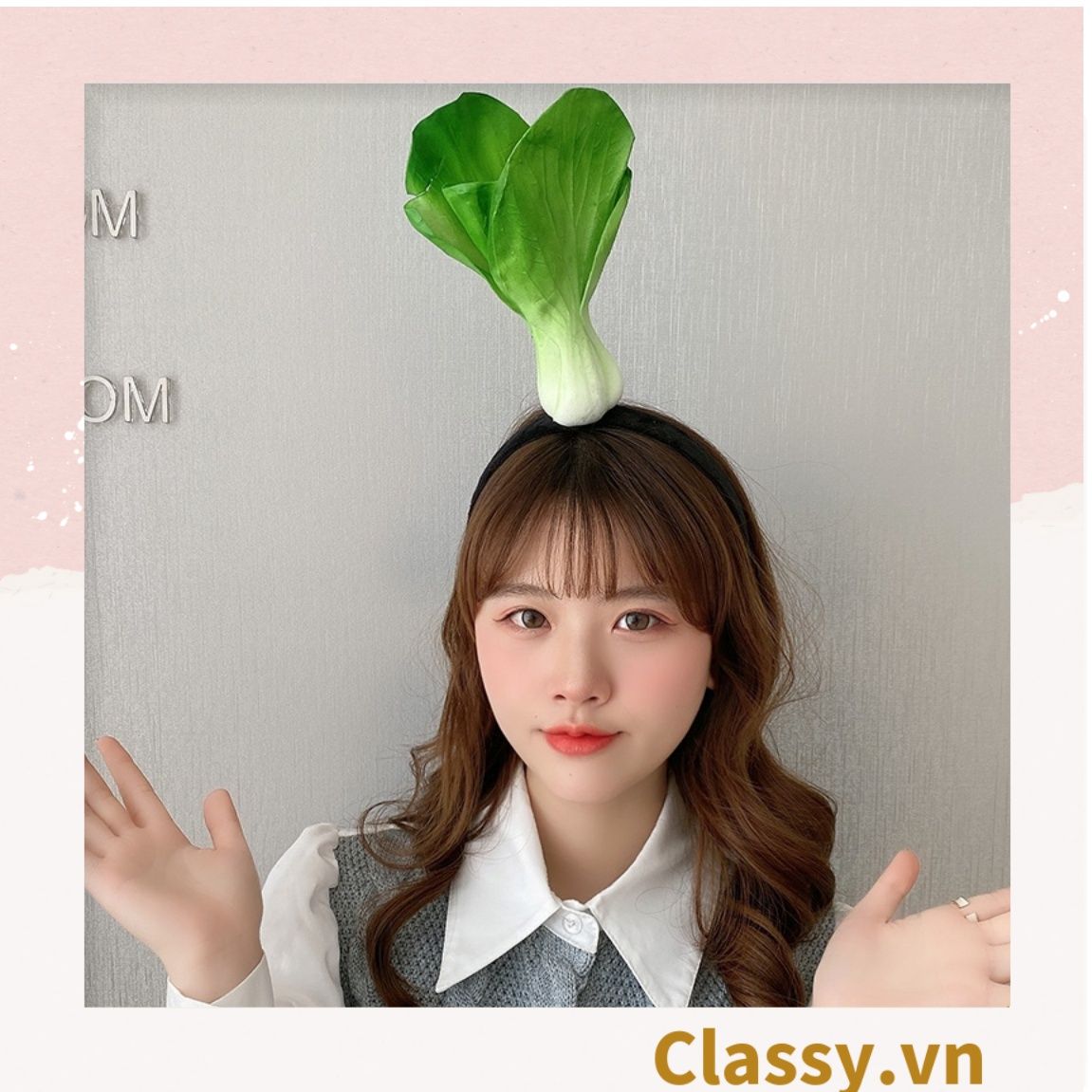 PK745 Cài tóc, băng đô, bờm tóc trùm qua đầu, nhiều hình dáng thú bông cute ngộ nghĩnh