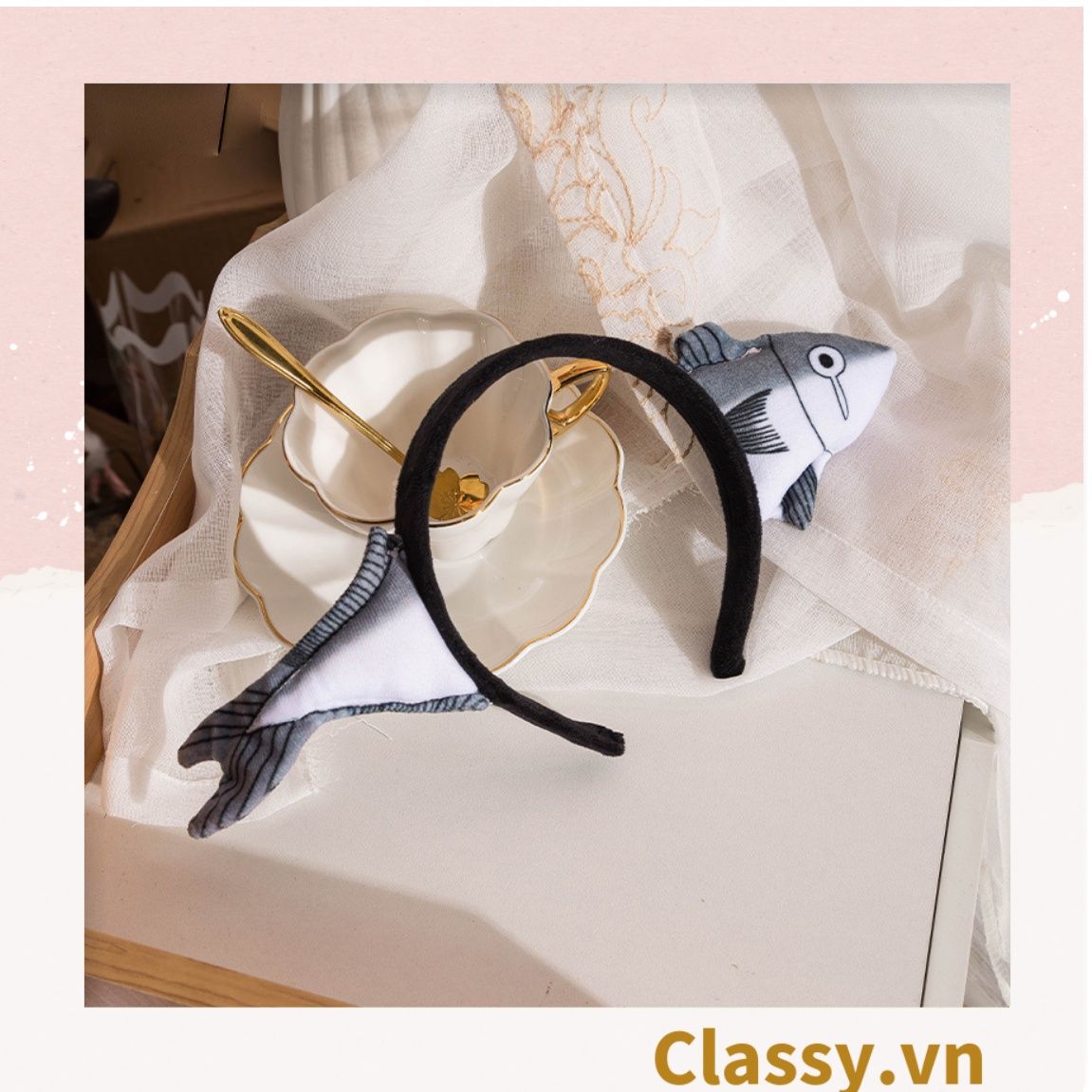 PK745 Cài tóc, băng đô, bờm tóc trùm qua đầu, nhiều hình dáng thú bông cute ngộ nghĩnh