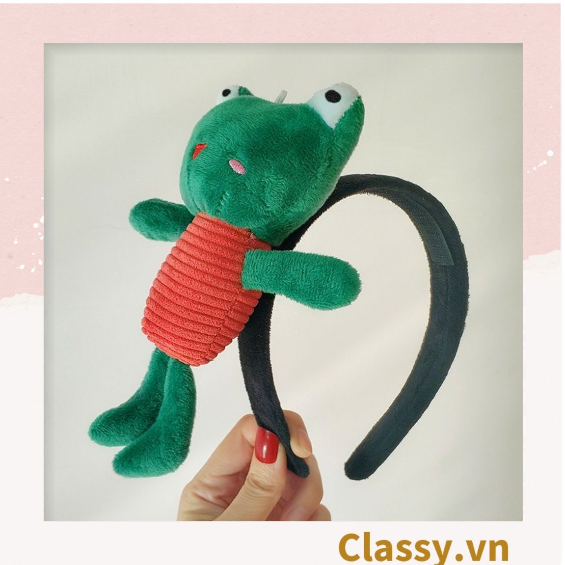PK745 Cài tóc, băng đô, bờm tóc trùm qua đầu, nhiều hình dáng thú bông cute ngộ nghĩnh