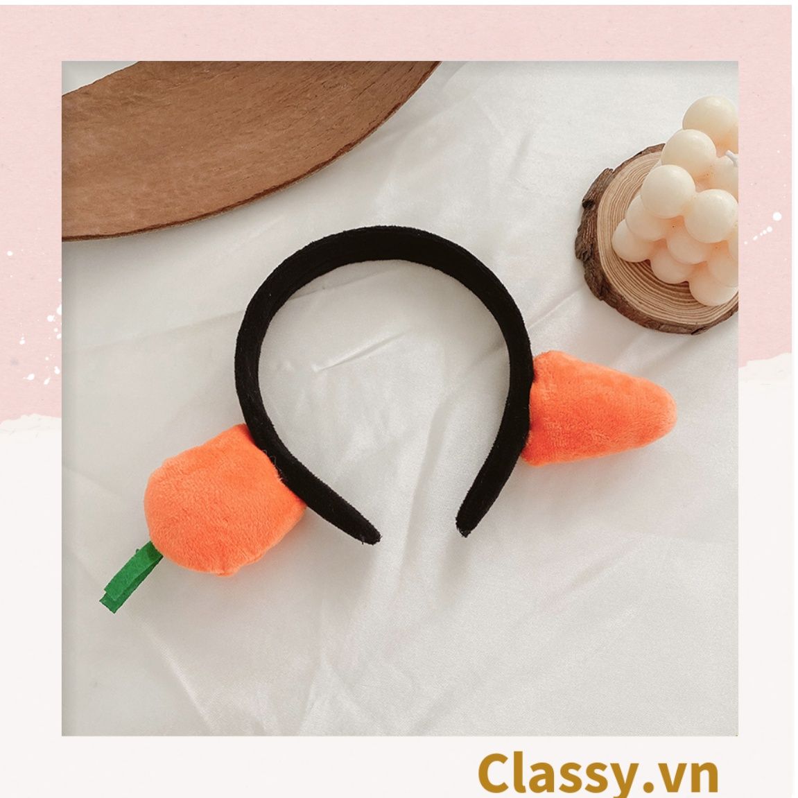 PK745 Cài tóc, băng đô, bờm tóc trùm qua đầu, nhiều hình dáng thú bông cute ngộ nghĩnh