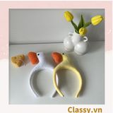  PK745 Cài tóc, băng đô, bờm tóc trùm qua đầu, nhiều hình dáng thú bông cute ngộ nghĩnh 