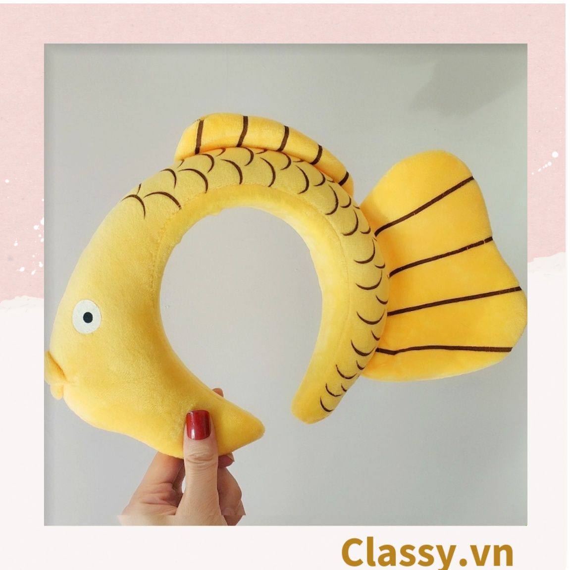 PK745 Cài tóc, băng đô, bờm tóc trùm qua đầu, nhiều hình dáng thú bông cute ngộ nghĩnh