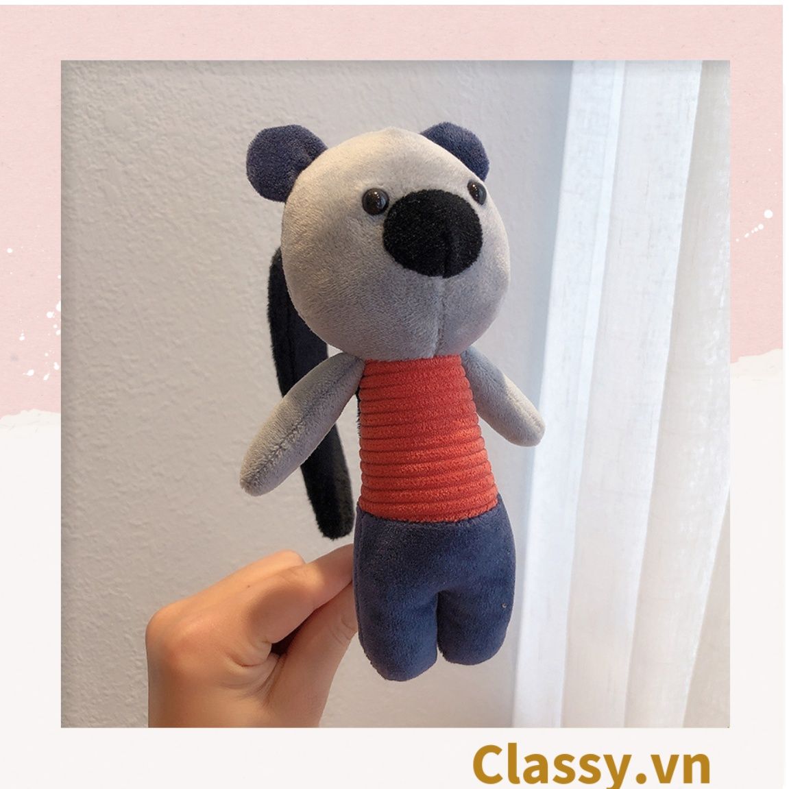 PK745 Cài tóc, băng đô, bờm tóc trùm qua đầu, nhiều hình dáng thú bông cute ngộ nghĩnh