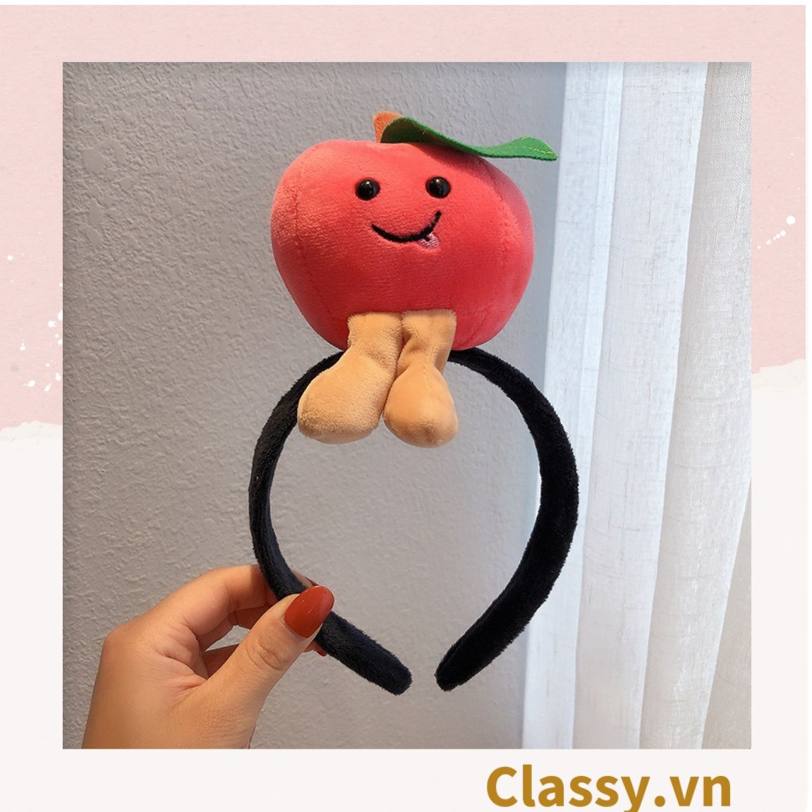 PK745 Cài tóc, băng đô, bờm tóc trùm qua đầu, nhiều hình dáng thú bông cute ngộ nghĩnh