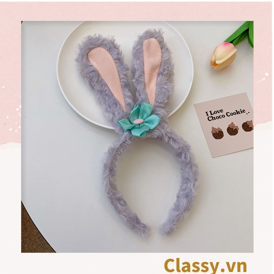 PK745 Cài tóc, băng đô, bờm tóc trùm qua đầu, nhiều hình dáng thú bông cute ngộ nghĩnh