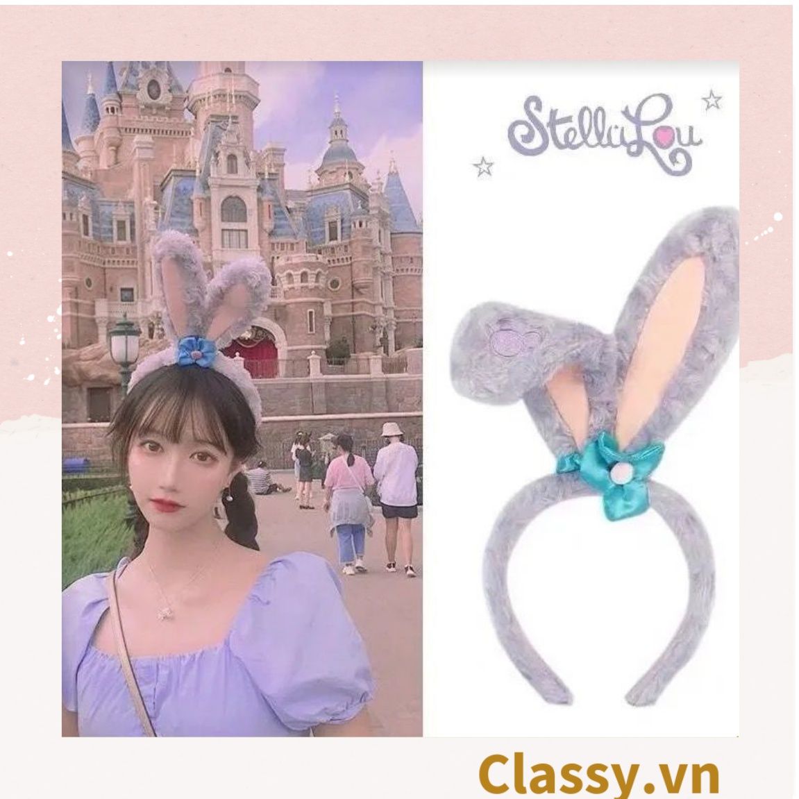 PK745 Cài tóc, băng đô, bờm tóc trùm qua đầu, nhiều hình dáng thú bông cute ngộ nghĩnh