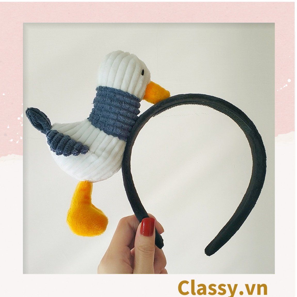PK745 Cài tóc, băng đô, bờm tóc trùm qua đầu, nhiều hình dáng thú bông cute ngộ nghĩnh