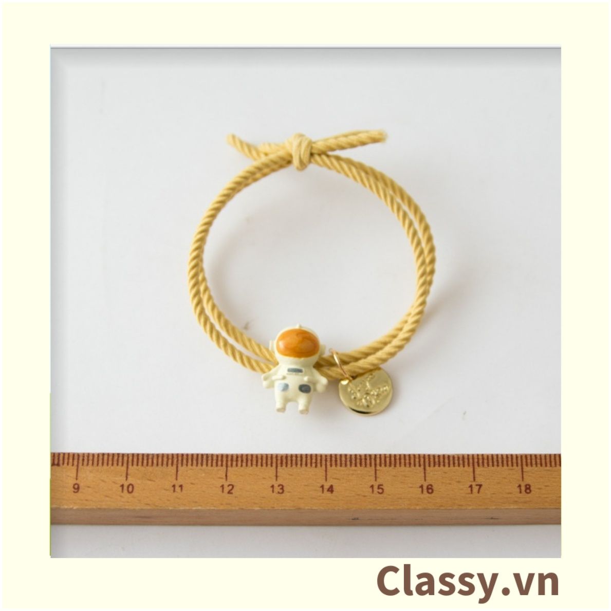 01 dây cột tóc đính hình phi hành gia ngộ nghĩnh PK780- phong cách Hàn Quốc
