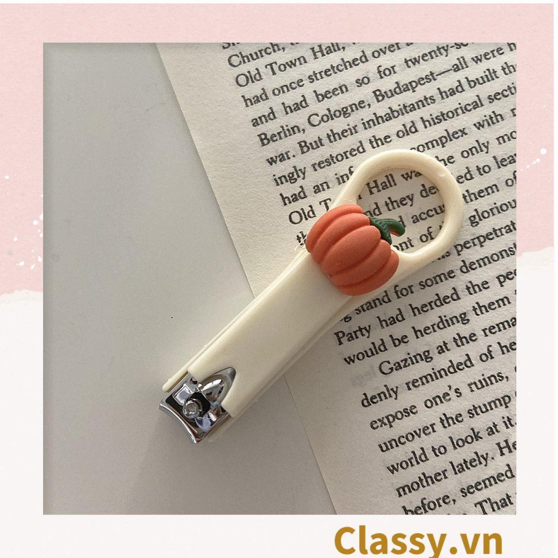 PK917 Cắt móng tay dễ thương cô gái hoạt hình trái tim Cắt móng tay móng chân cầm tay sáng tạo
