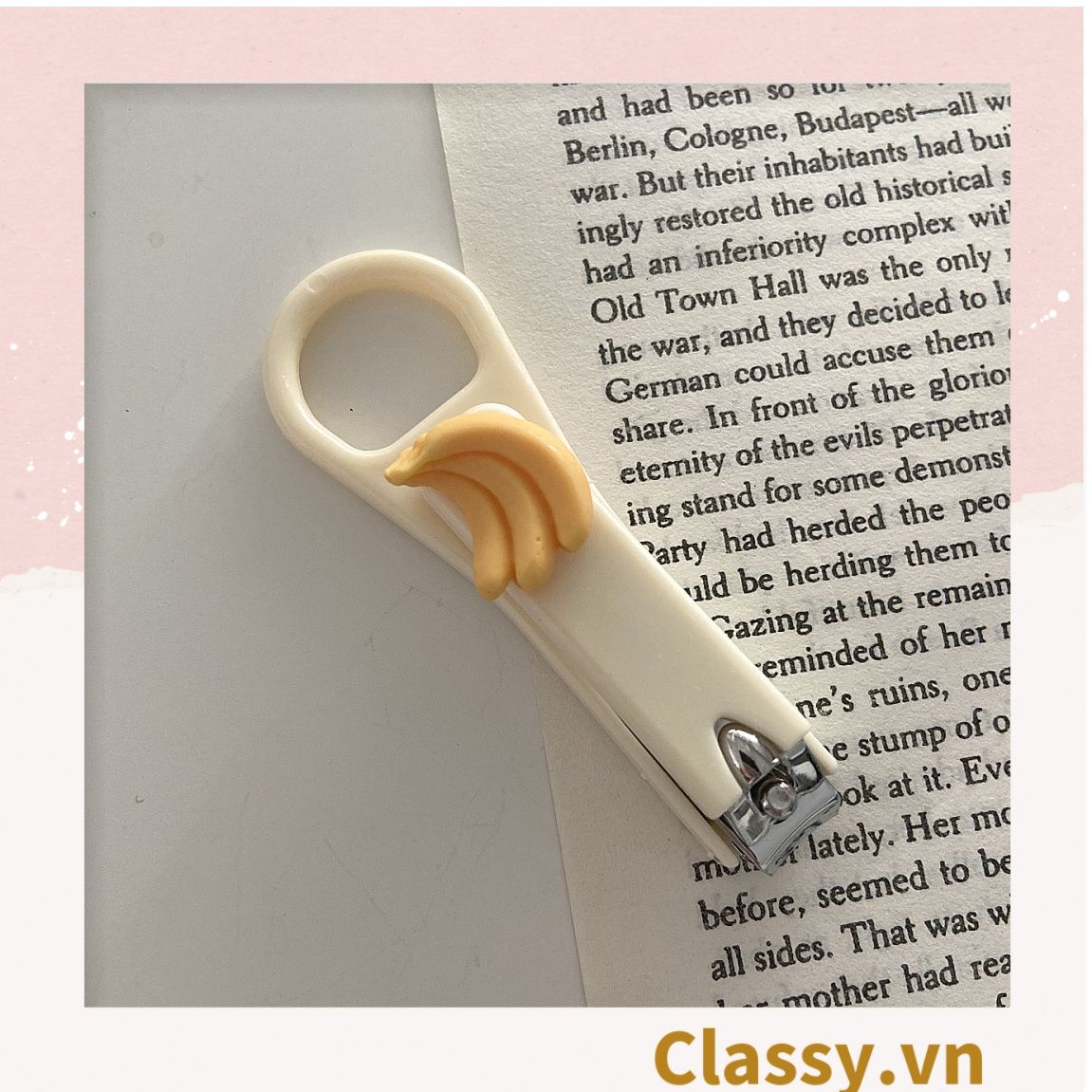 PK917 Cắt móng tay dễ thương cô gái hoạt hình trái tim Cắt móng tay móng chân cầm tay sáng tạo