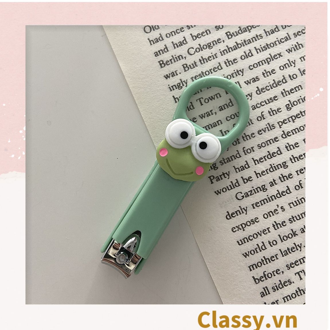 PK917 Cắt móng tay dễ thương cô gái hoạt hình trái tim Cắt móng tay móng chân cầm tay sáng tạo