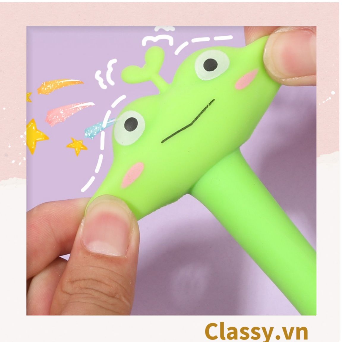 Bút Véo Bút viết squishy siêu dễ thương phục hồi sáng tạo ngòi 0.5mm nhiều màu tùy chọn cho học sinh/sinh viên; dùng viết lên sổ lưu bút, quà tặng, thiệp PK924