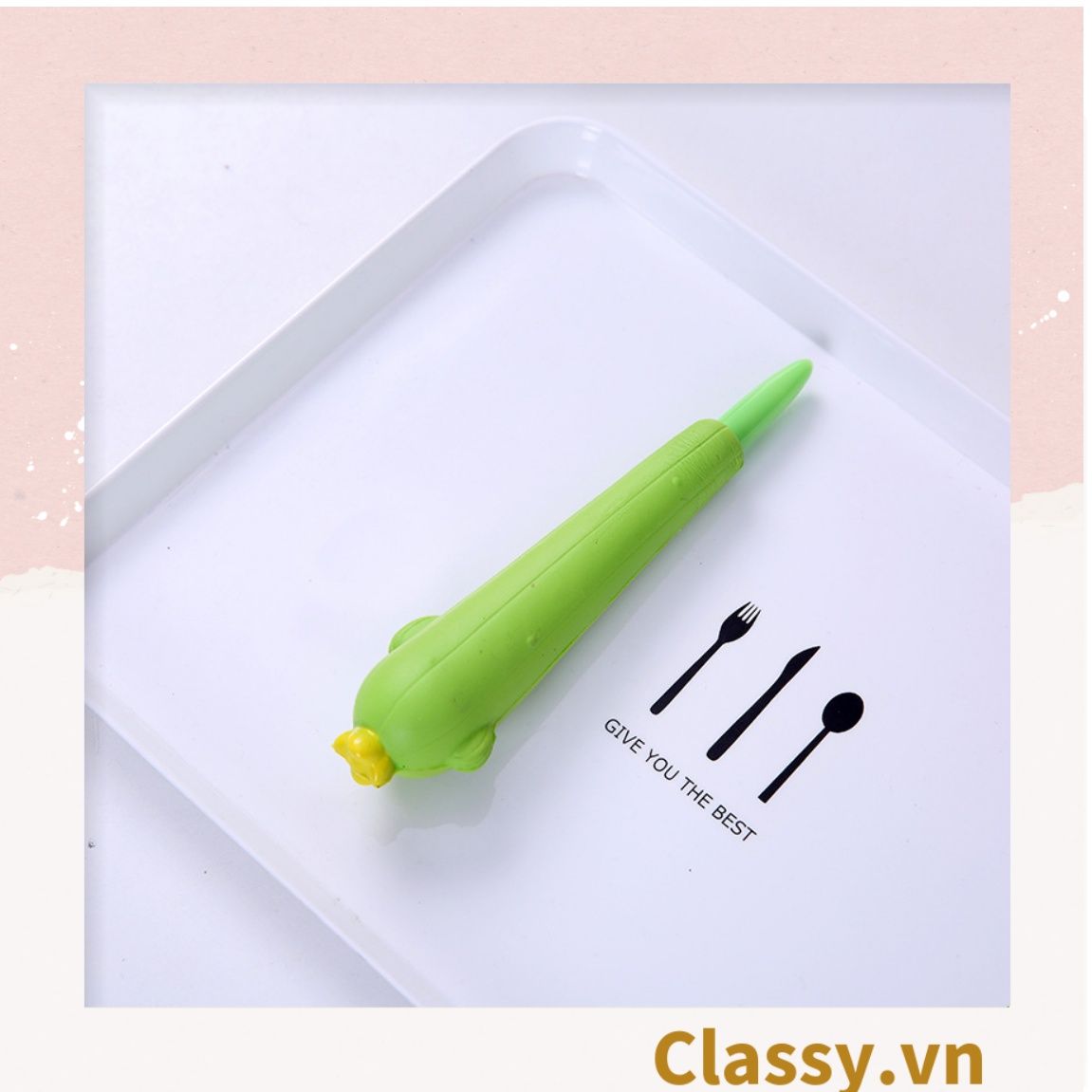 Bút Véo Bút viết squishy siêu dễ thương phục hồi sáng tạo ngòi 0.5mm nhiều màu tùy chọn cho học sinh/sinh viên; dùng viết lên sổ lưu bút, quà tặng, thiệp PK924