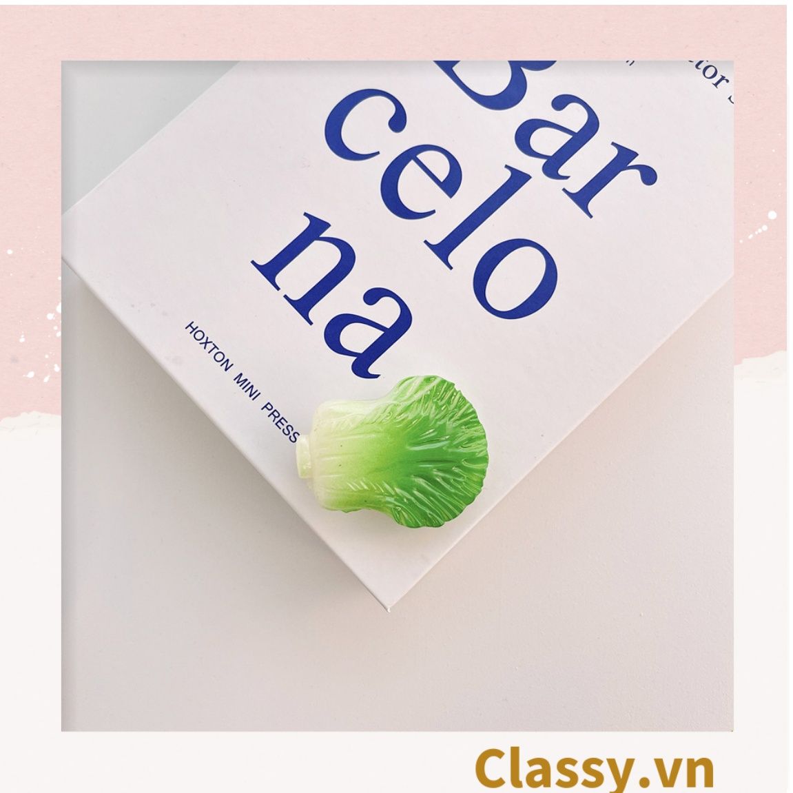 Kẹp tóc dạng clip mỏ vịt, họa tiết minh họa các loại đồ ăn, tinh nghịch hài hước hot tiktok PK935