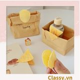  PK936 Kẹp giữ mép túi đồ ăn, túi ăn dở họa tiết minh họa BimBIm snack khoai tây LAYS, tinh nghịch hài hước hot tiktok 