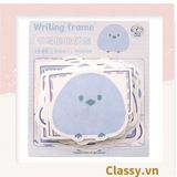  Bộ 90 tờ Giấy ghi chú màu pastel nhiều hình hoạt hình đáng yêu giấy note post it sticker PK958 (không keo) 