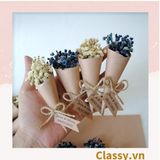  Bó hoa khô mini Classy nhiều màu sắc dùng làm quà tặng, đồ trang trí Q1361 