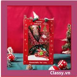  Classy Túi giấy hồng trong suốt kích thước 25x15x35CM dùng làm quà tặng Q1404 