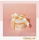  Classy Hộp quà thắt nơ kích thước 11x11x8CM, quà tặng sang trọng Q1481 