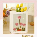  Classy Túi giấy chất liệu dày dặn, quà tặng, đi shopping tiện lợi Q1495 