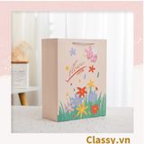  Classy Túi giấy hoa nhiều kích cỡ, phù hợp nhiều dịp sử dụng Q1500 