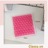  Túi chống sốc Classy đóng gói quà tặng bong bóng tình yêu màu hồng kích thước 10 X 10 cm Q1721 