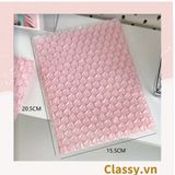  Túi chống sốc Classy đóng gói quà tặng bong bóng tình yêu màu hồng kích thước 10 X 10 cm Q1721 