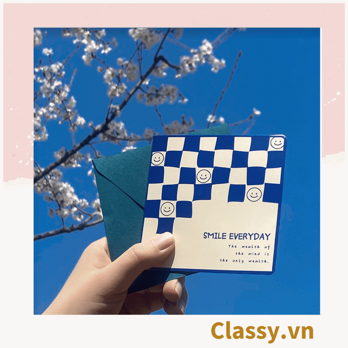 Thiệp cute chúc mừng 8-3, 20-11, Sinh Nhật, Lễ, Cảm Ơn , Tình Yêu in nhiều hình, kích thước 9.3 X 9.3 Q1742