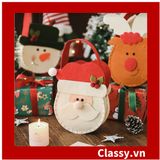  Túi Quà Giáng Sinh Túi vải không dệt đựng quà giáng sinh, trang trí nhà cửa, cây thông Q1803 
