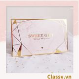  XÉ LẺ Bộ túi giấy +Hộp quà 26 * 16 * 5,5cm đựng quà, In chữ Sweet Gift phong cách châu Âu 