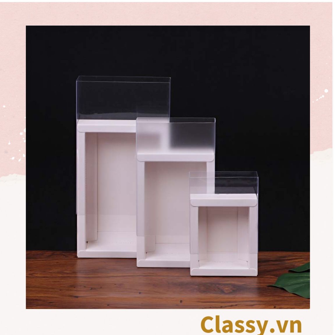Túi giấy đựng quà Cao 33 * Rộng 18 * Ngang 6 cm họa tiết đá cẩm thạch trơn Q690