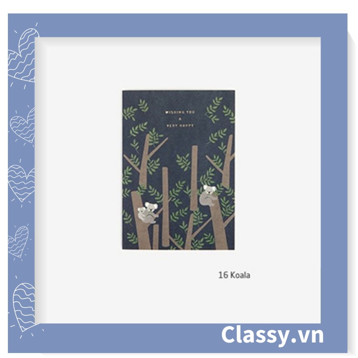 Thiệp Vintage style Size lớn 14 X 10.4 CM, giấy kraft sang trọng kèm phong bì Q761