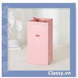  Túi giấy đựng quà 24,5 * 12,5 * 9,5cm họa tiết mèo thỏ voi gấu cực xinh Q975 