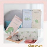  Túi giấy đựng quà 24,5 * 12,5 * 9,5cm họa tiết mèo thỏ voi gấu cực xinh Q975 