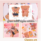  Q977 Thiệp cute Kích thước 15CMX11CM chúc mừng 8-3, 20-11, Sinh Nhật,  Lễ lạt, Cảm Ơn , Tình Yêu in hình hoạt hình 