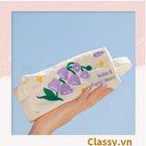  Classy Túi vải đựng bút, hộp bút kích thước 20x7x8CM nhiều họa tiết T1570 