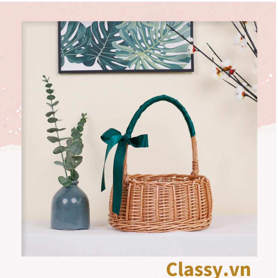 Túi Xách Đan Mây - Làn mây nhiều kiểu sang chảnh phối với áo dài, chụp hình, đi biển T201