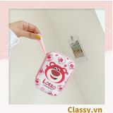  Túi Hộp hình vali đựng phụ kiện & dây cáp sạc (Size siêu to khổng lồ) 13.5 cm* 9.5 cm * 3.2 CM in hình hoạt hình (T293) 