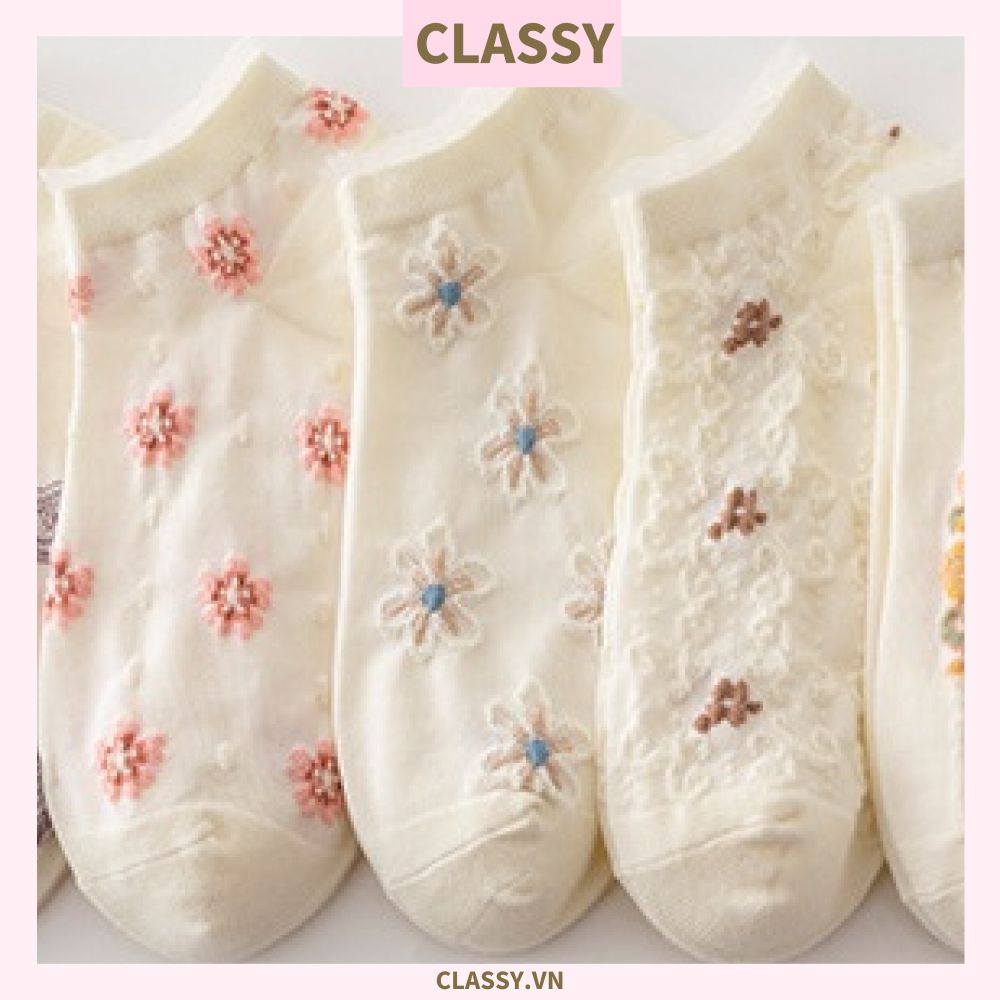 Classy Tất cổ ngắn, vớ cổ ngắn nhiều màu nhiều họa tiết vui nhộn G1461 - G1462 - G1464