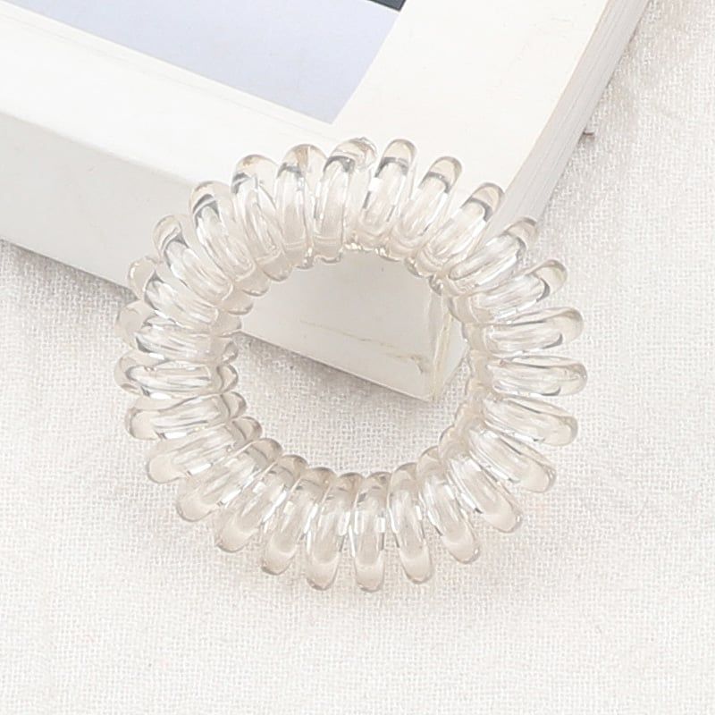 Combo 10 chiếc Dây chun cột tóc lò xo màu đen đáng yêu cho nữ PK1089