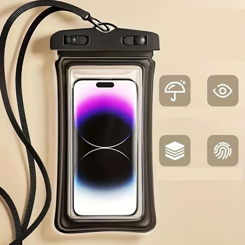 Túi đựng điện thoại chống thấm nước, có dây đeo cổ tiện lợi mang theo khi đi du lịch PK1282